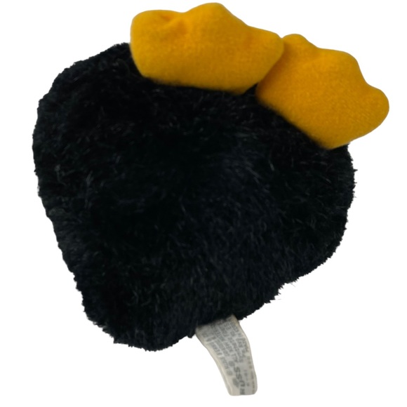 Vintage Fairbanks Penguin Heart Bowtie Eyelashes Plush Russ 880 Valentine Berrie - Picture 11 of 12